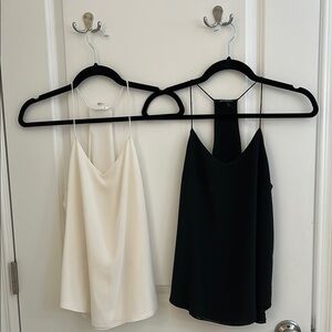 2PK Club Monaco Camisole Blouse Set